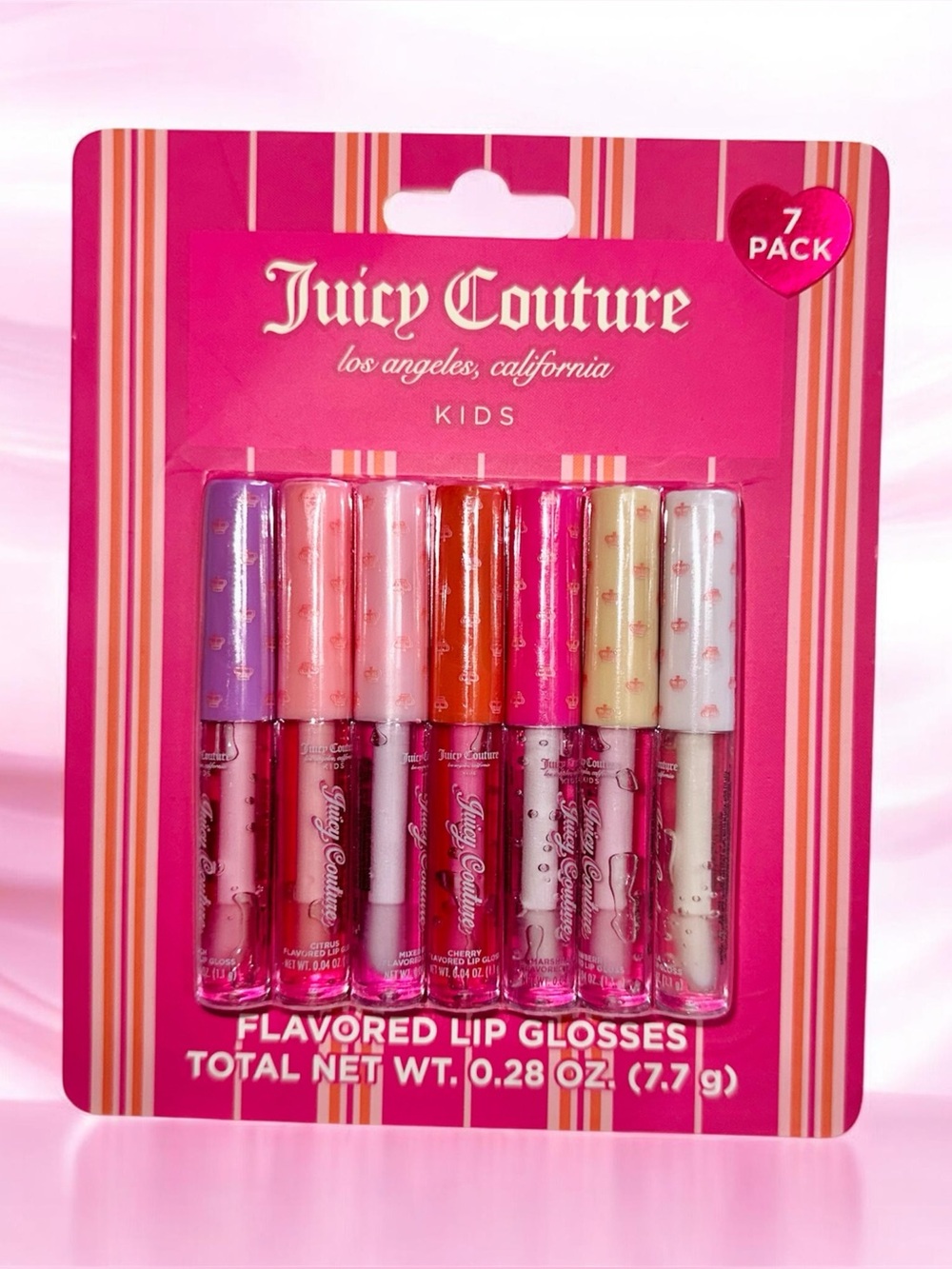 New Juicy Couture Kids flavored Lip Gloss Set